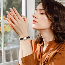 レディース 腕時計 レザーベルト 可愛い アンティーク: ローマ アナログ表示 防水 革ベルト クォーツ腕時計 ファッションウォッチ レディース アクセサリー - 誕生日 記念日 クリスマス バレンタインデー プレゼント