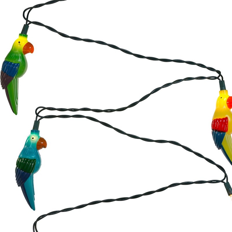 Kurt Adler UL 10-Light Parrot Light Set