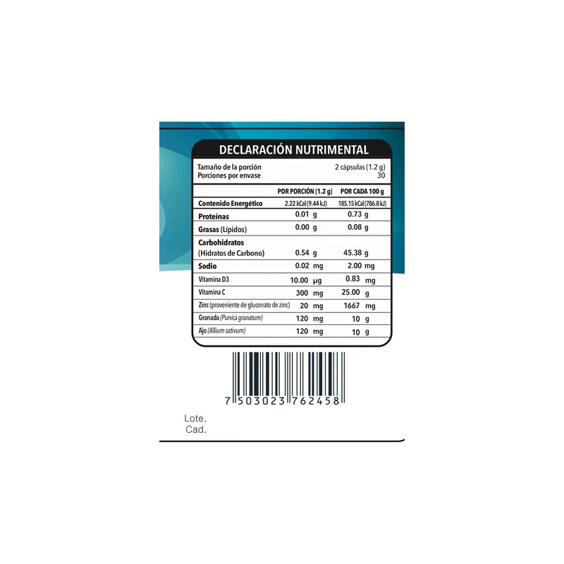 3 Pack Suplemento Vitamina C Vitamina D3 Zinc 180 Caps