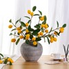 Artificial Tangerine Branches Simulation Orange Branch Lifelike Decorative Fake Fruit