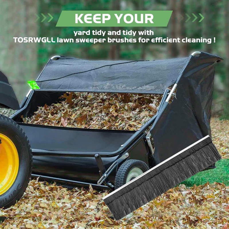 TOSRWGLL 46780 Lawn Sweeper Replacement Brush for Agri-Fab Models 45-0521,45-0261,45-02602,45-0456,45-0492,45-0521,21"