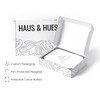 HAUS AND HUES 6x8 Black Metal Picture Frames - Black