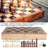 3 in 1 MultiFunctional Folding Wooden Chess Checkers Board Game