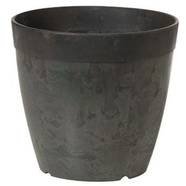 Novelty MFG, Black Novelty 03068 Round Dolce Planter, 6-Inch