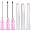 100Pcs 18Ga 1 Inch Sterile Disposable Injection Needle with Cap