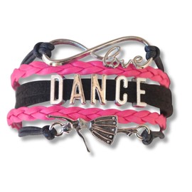Infinity Collection Dance Bracelet- Girls Dance Jewelry for Dance Recitals, Dancers and Dance Teams