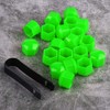 KIMISS 20pcs 17 mm Nut Car Wheel Car Hub Screw
