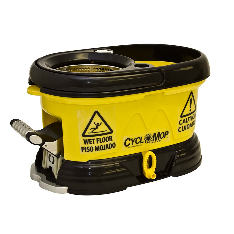 CycloMop Bucket with Mop Handle,Yellow/Black