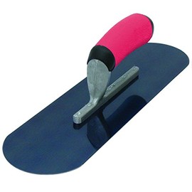QLT By MARSHALLTOWN PT144BR 14-Inch by 4-Inch Blue Steel Pool Trowel with Resilient Handle