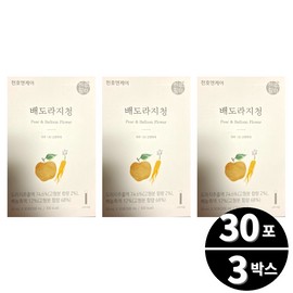 Pear bellflower paste domestically produced sticks 30 packs 3 boxes / 배 도라지청 국산 스틱 30포 3박스