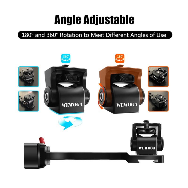 WEWOGA RS4 Phone Holder Aluminum Alloy Extension Handle RS3 Monitor