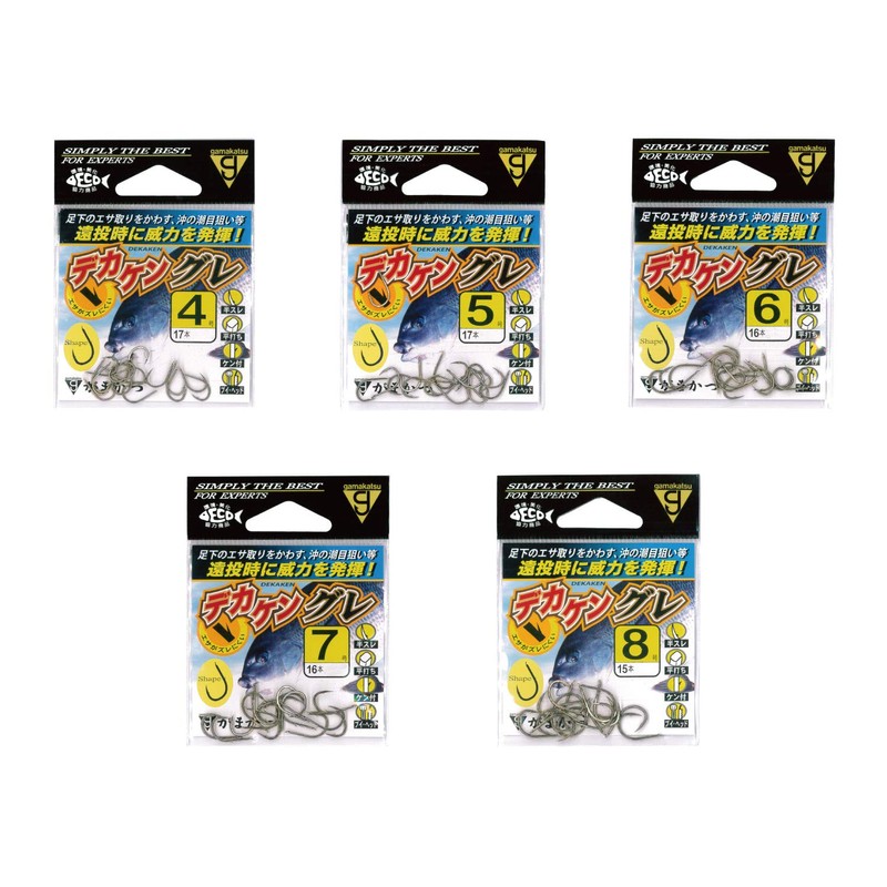 Gamakatsu Rose Deca-ken Grey #5 68617