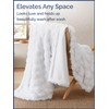 Fluffy Throw Blanket Twin Size - Faux Fur Throw for