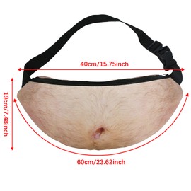 Funny Gifts for Men,Secret Santa Gifts for Men Dad,Novelty Belly Waist Bag-Novelty Gifts for Men Husband,Mens Gifts for Christmas Birthday Anniversary