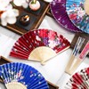 Chuangdi 12 Pcs Folding Hand Fans for Line Dancing Bulk