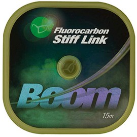 Korda Boom Fluorocarbon Stiff Link 25lb/11.3kg/0.55mm/15m(kboom55)