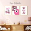 Pink Leopard Wall Posters,Cherry Lucky 8 Ball Coquette Posters Prints