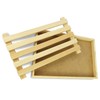 Wooden Bread Chopping Board with Removable Grid, 35 x 25