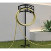 Kingson Heavy-Duty Metal Garden Hose Holder - Detachable & Freestanding