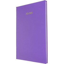 Star Note 2025-2026 A5 Week to View Academic Diary School Planner Student Oragniser - Purple