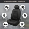 GIANT PANDA Waterproof Neoprene 2 Pack Front Car Seat Covers