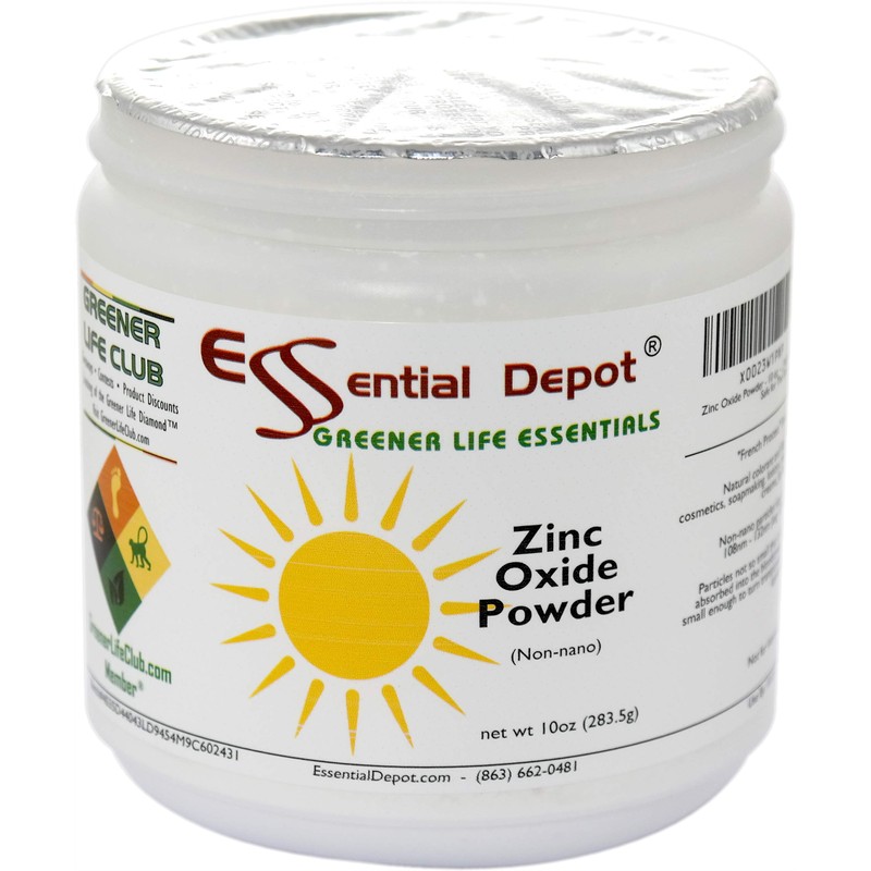 Essential Depot Zinc Oxide Powder - 10 oz. - Non-Nano