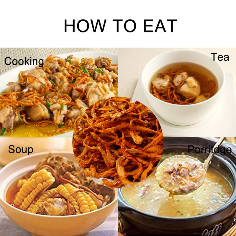 DABC OAK LAND Cordyceps Flower Dry Pot Soup Ingredients Food