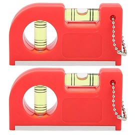 Kadimendium Mini Nivel de Burbuja, Nivel de Burbuja magnético Horizontal de Alta precisión no sísmico 2 Piezas para Exteriores