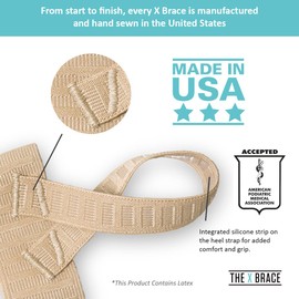 Tuli's X Brace Arch Support Brace Brace Brace Support Brace and Compression for Plantar Fasciitis, Flat Feet, Fallen Arch, Overpronation and Heel Pain, Large, Pair