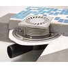Vertical floor White Black Stainless Steel Shower Drain Bathroom Drain