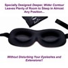 Sleep Eye Mask 3D Contoured Blackout Soft Eye Cover Blindfold