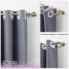 2 Pack Antique Bronze Disc Curtain Rods, 48-84 Inches Window