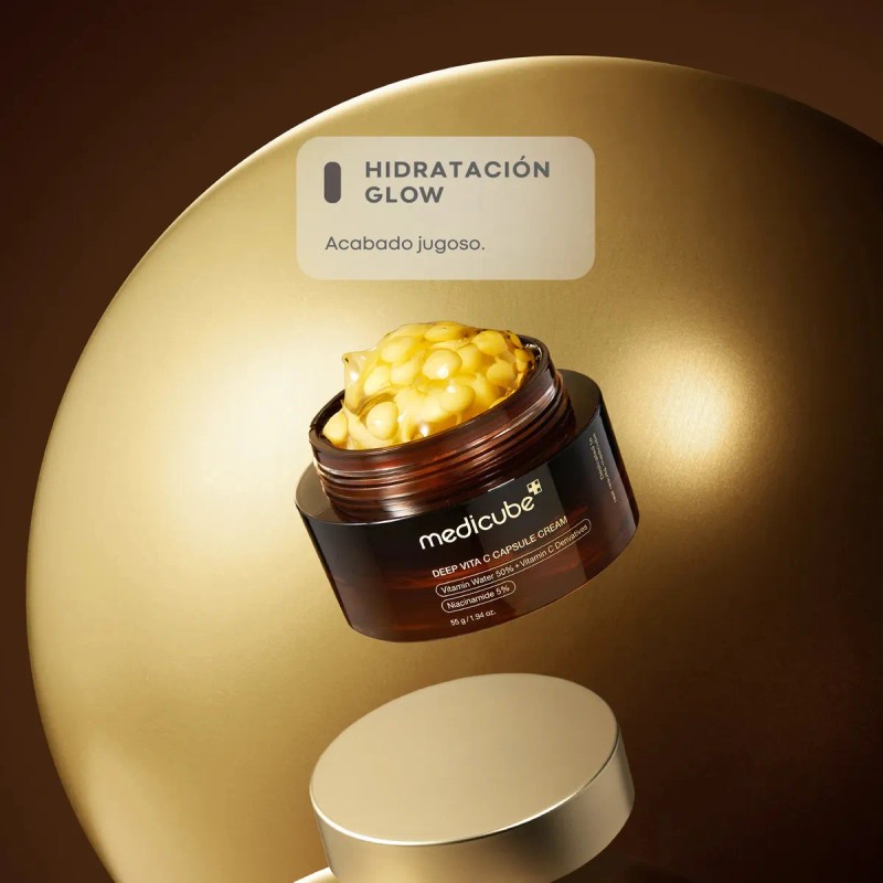 Medicube Vita Deep Crema Hidratante Facial Revitaliza Aclara