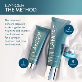 Lancer Skincare The Method: Cleanse Face Cleanser, Daily Wash with Salicylic Acid, Bonus Size, 8 Fl Oz (For [Skin Type])