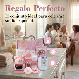 Regalos de Cumpleaños para Mujeres, Paquete de Cuidado Personal para Mujeres, Caja Regalo para Mujer de Bath SPA, Caja de Regalos para Mamá Hermana No