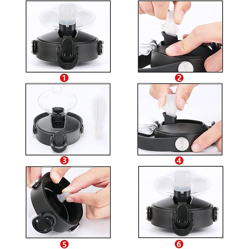 Powerful 8 Pack Bite Valve and Straw Fit All CamelBak