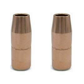 N-A5800C Nozzle For Miller AccuLock S Large 5/8" Flush Fit D-MA250 Diffuser and AccuLock S Contact Tips (2-PK)