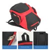 Basketball Backpack Black Red Multifunctional Large Capacity with Multiple Storage