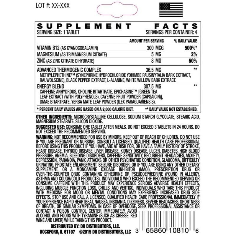 Rapid Action Extreme Energize 2-Way Energy Pills 24 packs of