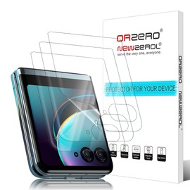 Orzero (3 Pack Front Screen Protector Compatible for Motorola Razr+/Razr Plus 2023, Protector De Pantalla Soft TPU (Not Glass) Anti-Scratch Edge to Edge High Definition