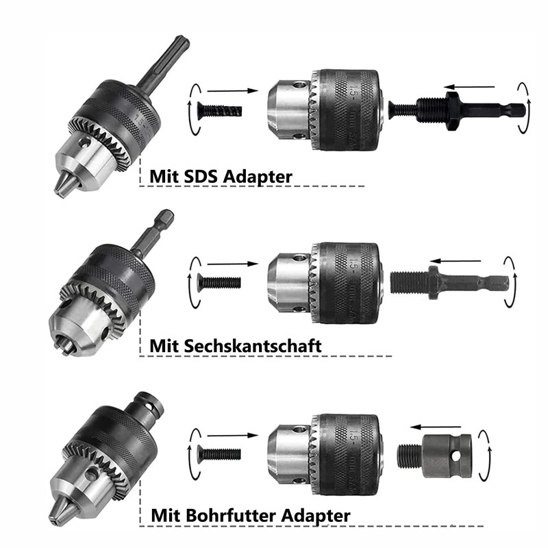 Bestgle Drill chuck gear drill chuck accessories 1.5-13 mm SD