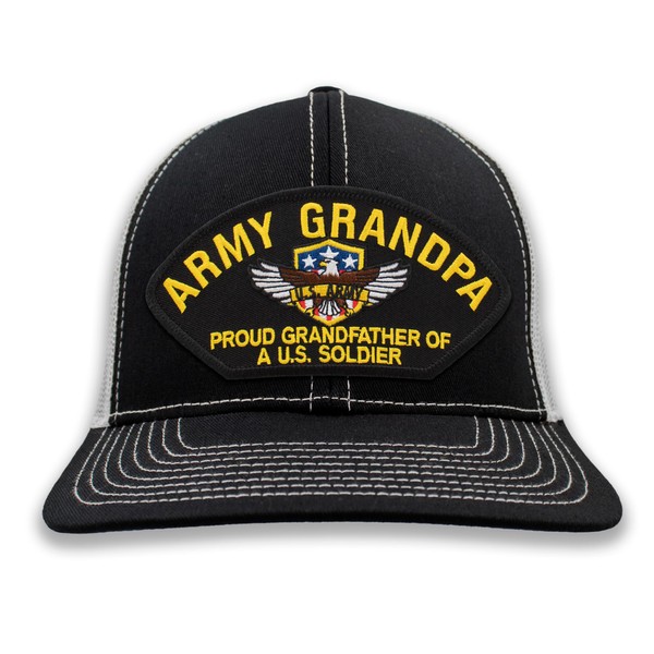 PATCHTOWN Army Grandpa - Proud Grandfather of a US Soldier