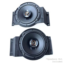 BoxyJeep Jeep Comanche MJ Rear Speaker Brackets - For 6.5" Speakers - 1986-1992 - New