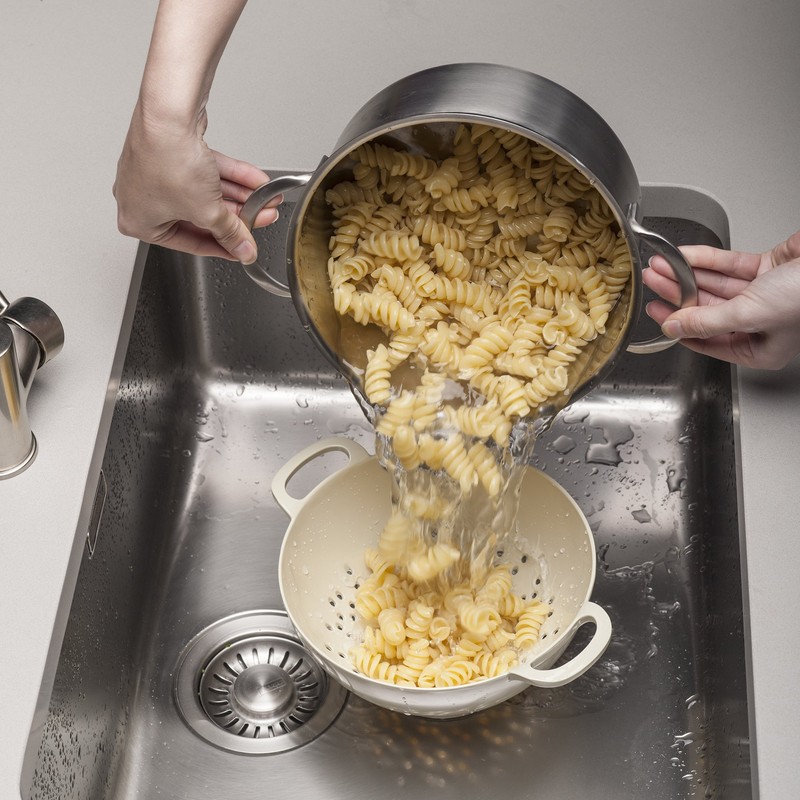 Zeal G210C Melamine Colander/Strainer (20cm) -Cream