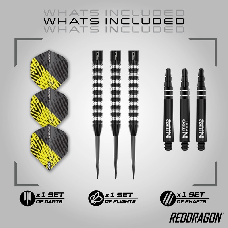 RED DRAGON Razor Edge Elite 22g 90% Tungsten Darts Set
