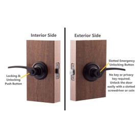 Copper Creek KL2231BC Door Level, 1 Count (Pack of 1), Black