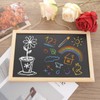 SHUESS 6 Pack A4 Hanging Chalk Board with String -