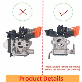 youjupazi HL94 Carburetor Carb Fits For STIHL FS94R FS94 KM94R HL91K HL94 HL94K RC20243 FS Trimmer Brushcutter Air Filter Kit 4149-120-0600 Carb