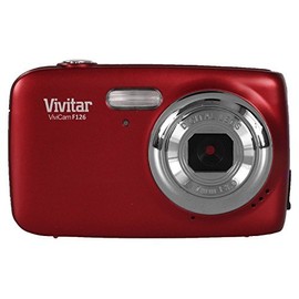 Vivitar VF126 14.1 MP Digital Camera with 1.8-Inch LCD Screen and Anti-Shake/Face Detection - Red