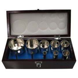 HTS 132J0 10Pc Diamond Hole Saw Set with Wooden Box (1/4" - 2-3/8")
